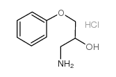 3-氨基-1-苯氧基-2-丙醇盐酸盐结构式