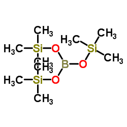 三(三甲代甲硅烷基)硼酸盐结构式