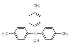 Tris(4-methylphenyl)silanol结构式
