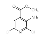 2,6-二氯-3-氨基异烟酸乙酯结构式