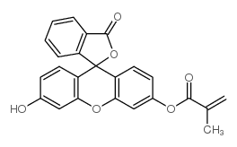 荧光素O-甲基丙烯酸酯结构式