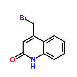 4-溴甲基喹啉-2-酮结构式