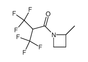 2-Methyl-1-[3,3,3-trifluoro-1-oxo-2-(trifluoromethyl)propyl]azetidine结构式