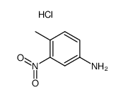 4-methyl-3-nitroaniline hydrochloride结构式