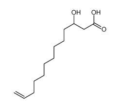 3-hydroxytridec-12-enoic acid Structure