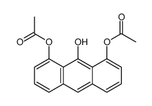 dithranol 1,8-diacetate Structure