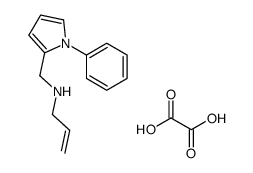 oxalic acid,N-[(1-phenylpyrrol-2-yl)methyl]prop-2-en-1-amine Structure