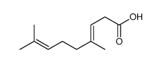 4,8-dimethylnona-3,7-dienoic acid结构式
