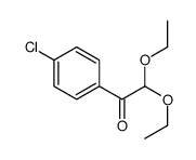 1-(4-chlorophenyl)-2,2-diethoxyethan-1-one结构式
