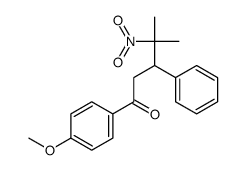 1-(4-methoxyphenyl)-4-methyl-4-nitro-3-phenylpentan-1-one结构式