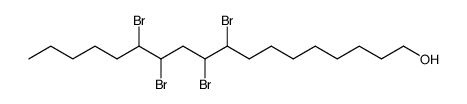 9,10,12,13-tetrabromo-octadecan-1-ol结构式
