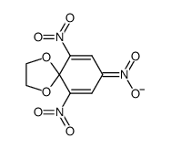 (6,10-dinitro-1,4-dioxaspiro[4.5]deca-6,9-dien-8-ylidene)azinate Structure