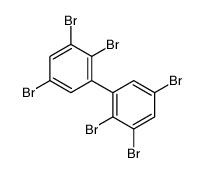 1,2,5-tribromo-3-(2,3,5-tribromophenyl)benzene Structure