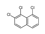 1,2,8-trichloronaphthalene Structure