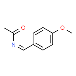 Acetamide, N-[(4-methoxyphenyl)methylene]-, [N(Z)]- (9CI) Structure