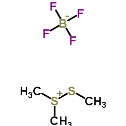 Trimethyldisulfanium tetrafluoroborate structure