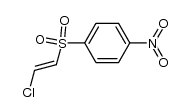 p-nitrophenyl trans-β-chlorovinyl sulfone结构式