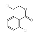 2-chloroethyl 2-chlorobenzoate结构式