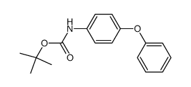 tert-butyl (4-phenoxyphenyl)carbamate结构式
