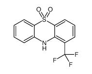 1-(trifluoromethyl)-10H-phenothiazine 5,5-dioxide结构式
