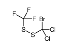 [[bromo(dichloro)methyl]disulfanyl]-trifluoromethane结构式