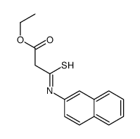ethyl 3-(naphthalen-2-ylamino)-3-sulfanylidenepropanoate Structure