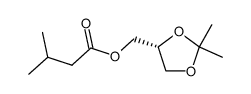 (R)-4-isovaleryloximethyl-2,2-dimethyl-[1,3]dioxolane Structure