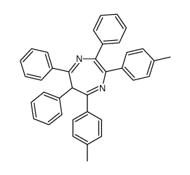 2,7-bis(4-methylphenyl)-3,5,6-triphenyl-6H-1,4-diazepine Structure