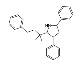 2-(2-methyl-4-phenylbutan-2-yl)-3,5-diphenylpyrrolidine结构式