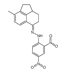 N-(2,4-Dinitro-phenyl)-N'-[8-methyl-2,2a,3,4-tetrahydro-1H-acenaphthylen-(5E)-ylidene]-hydrazine Structure