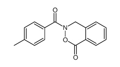 3-(4-methylbenzoyl)-4H-2,3-benzoxazin-1-one结构式