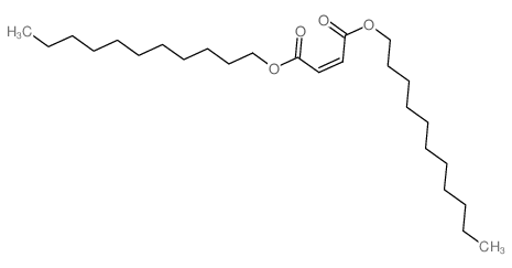Maleic acid, diundecyl ester(8CI) structure