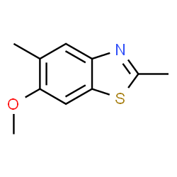 Benzothiazole, 6-methoxy-2,5-dimethyl- (9CI) Structure