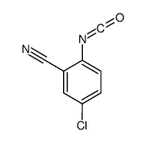 5-chloro-2-isocyanatobenzonitrile Structure