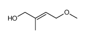 (E)-4-Methoxy-2-methyl-2-butenol结构式