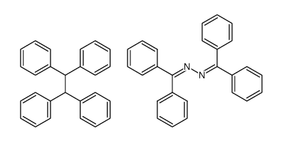 dibenzhydrylidene-hydrazine, compound with 1,1,2,2-tetraphenyl-ethane结构式