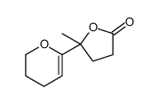 5-(3,4-dihydro-2H-pyran-6-yl)-5-methyloxolan-2-one结构式
