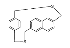 2,13-Dithia[3](2,6)naphthalino[3]paracyclophan结构式