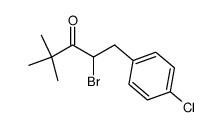 1-(4'-chlorophenyl)-2-bromo-4,4-dimethylpentan-3-one Structure