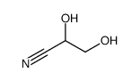 2,3-dihydroxypropanenitrile结构式