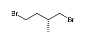 (R)-1,4-dibromo-2-methylbutane Structure
