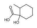 (R,S)-1-hydroxy-2-methylcyclohexanecarboxylic acid结构式