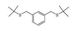 1,3-bis(t-butylthiomethyl)benzene结构式