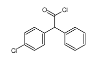 (4-chlorophenyl)phenylacetyl chloride结构式