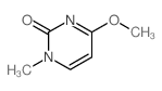 4-Methoxy-1-methyl-2-pyrimidinone结构式