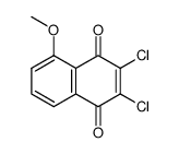 2,3-dichloro-5-methoxy-1,4-naphthoquinone结构式