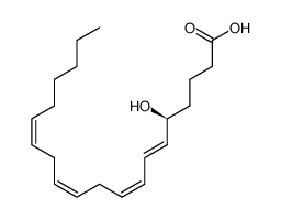5-hydroxy-6,8,11,14-eicosatetraenoic acid Structure