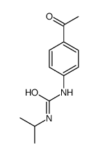 1-(4-acetylphenyl)-3-propan-2-ylurea结构式