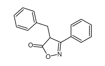 4-benzyl-3-phenyl-4H-1,2-oxazol-5-one结构式