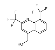 [2,8-bis(trifluoromethyl)quinolin-4-yl]methanol Structure